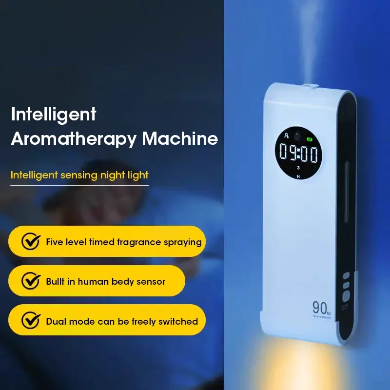 Home Fragrance Oud - Máquina automática de aromaterapia com sensor,