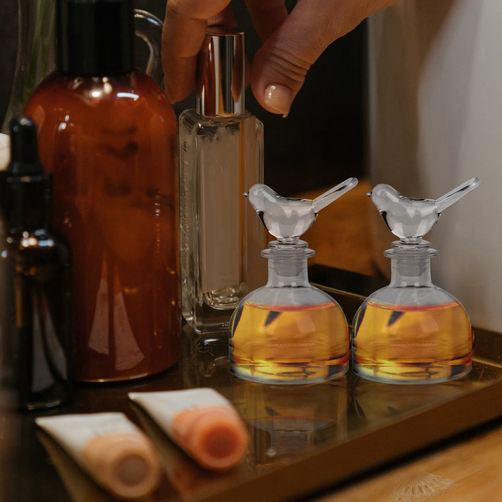2 Frascos de Perfume de Vidro  - Home Fragrance Usa avaliação e preço
